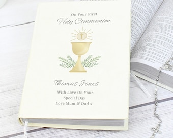 Personalised First Holy Communion Holy Bible - Eco-friendly