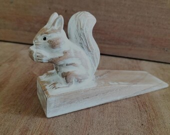 Hand Carved Doorstop
