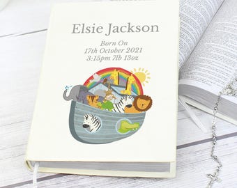 Personalised Noahs Ark Holy Bible - Eco-friendly