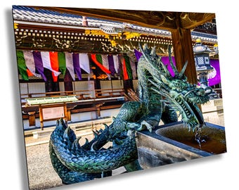 Japan Kyoto Dragon Serpent Water Spout Higashi Honganji Iconic