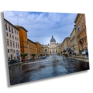 Rome, Saint Peter&#39;s Basilica, Vatican City, Italy, Via della Conciliazione, Iconic