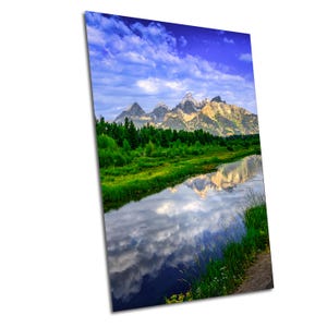 WY Teton National Park Schwabacher Landing Snake River Sunrise Reflections 2 Vertikal