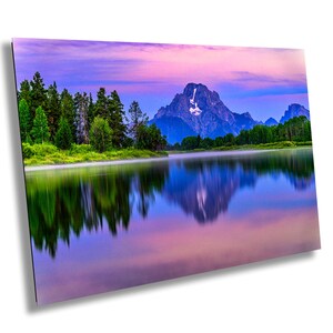 WY Teton National Park, Oxbow Bend Überquerung, Snake River, Spiegelungen, Mt. Moran, Morgendämmerung, Sonnenaufgang 4