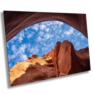 A-Z Antelope Canyon Seite Himmelsansicht