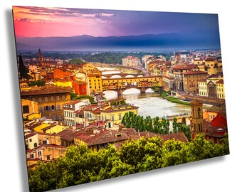 Florence, Italy, Ponte Vecchio, Iconic, landmark, UNESCO, Color
