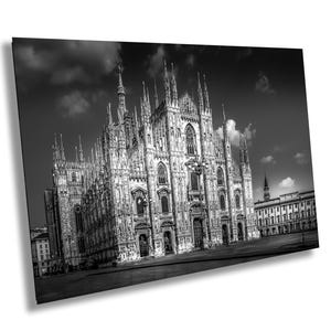 Milan Duomo, Italy, Black and White, Award Winner, Iconic