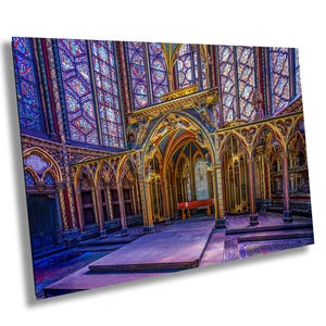 France Paris Sainte Chapelle Île de la Cité Island Alter Stained Glass Windows