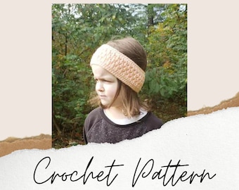 Crochet Ear Warmer/Headband Pattern - Digital Download PDF