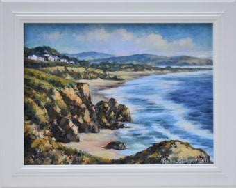 Giclée-kanvastavla i Dillon Beach: Impressionism på Sonomakusten