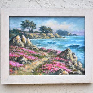 Carmel,Monterey,Pacific Grove,Seventeen mile drive,Palette knife,Impressionism,California coast,Seascapes,California art,Oil paintings