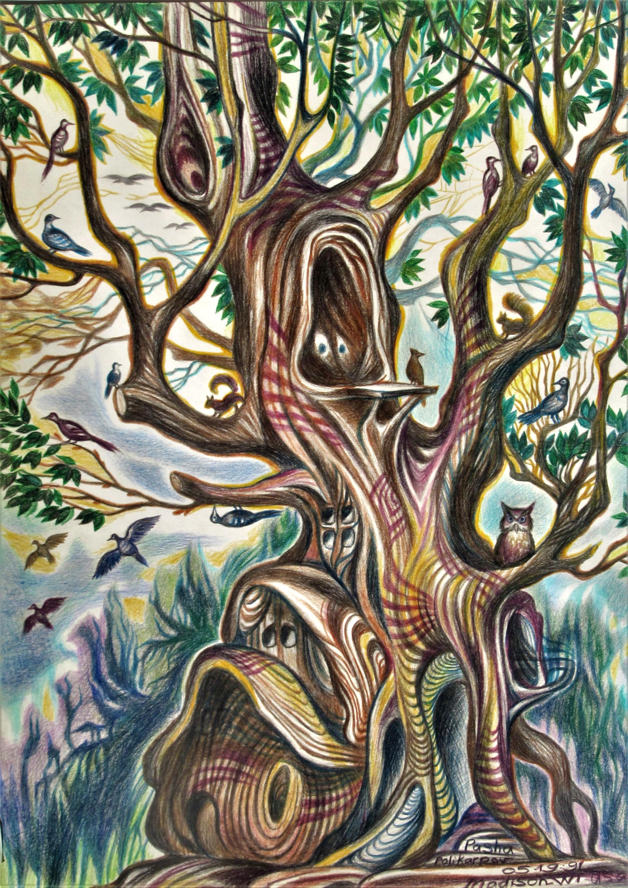 Printable Instant Download, Dreamscape, Surrealist Visionary art, Inspired by Music Mysterious Imaginary Psychedelic Melancholic, Folk art