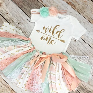 Wild one birthday theme girl outfit Clearance