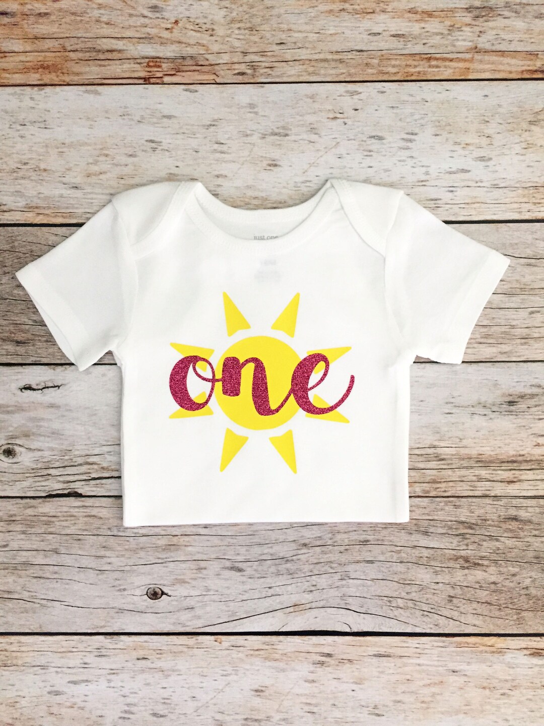 Pink and Yellow Sunshine First Birthday Shirt colors - Etsy