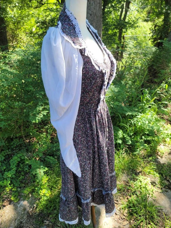 Vintage Gunne Sax Dress 11 Small Medium Midi Dres… - image 5