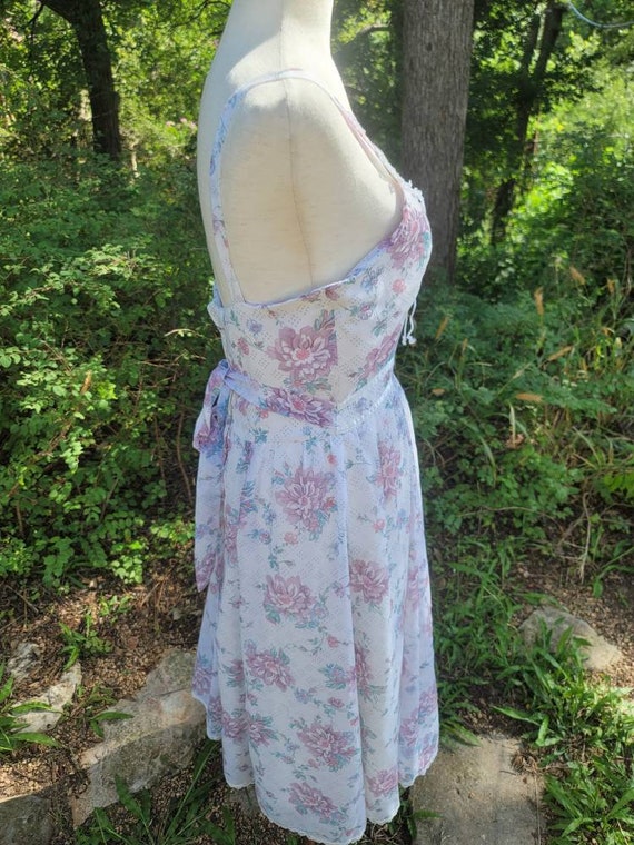 Vintage Gunne Sax Dress 11 Medium Sundress Floral… - image 5