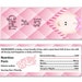Jeanne reviewed Baby Shower Girl Theme Custom 1.55 oz Standard Size Candy Bar Wrapper Instant Download