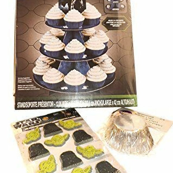 Star Wars Theme Party Pack Supplies - Birthday or Party - Cupcake Decoration Kit