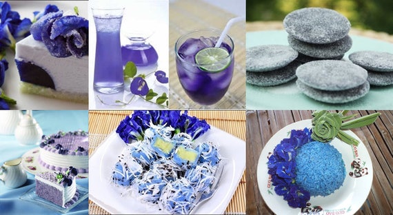 Organic Blue Butterfly Pea Flower Powder 100 Butterfly Pea Dried Herb Powder Food Coloring Anti Aging Tea 1000 G Free Shipping