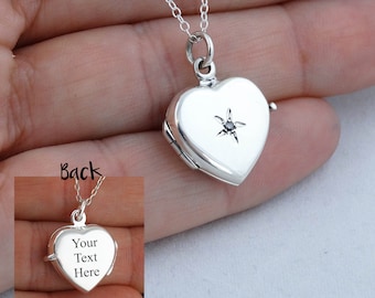 Silver Name Locket Etsy