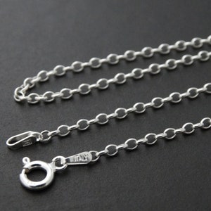 2.1mm Rolo Chain - 925 Sterling Silver - Available in 16&quot;, 18&quot;, 20&quot;, 24&quot; Lengths