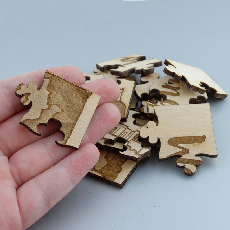 Basswood Lasered Jigsaw Puzzle Fun Kids Put Together Surprise Trip Vacation We/'re Going To Greece Puzzle