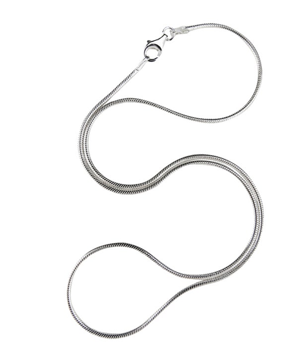 1mm Snake Chain - 925 Sterling Silver - 16