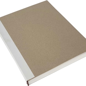 Leather Journal Refill Insert -  5.5x7, 300 pages 100gsm Blank Lined for Leather Journals
