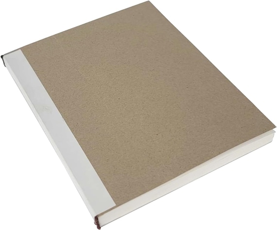 Leather Journal Refill Insert -  6.5x5.38, 300 pages 100gsm Blank Lined for Leather Journals