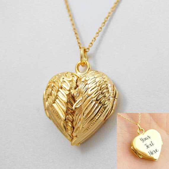Chimes Heart Heart Shaped Locket Necklace Mexico Angel Wings Aromatherapy  Hood Necklace With Ball Pendant And Love Box DIY Womens Gift From  Happytime101, $2.02 | DHgate.Com