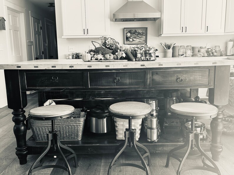 Vintage Style Kitchen Island - Etsy