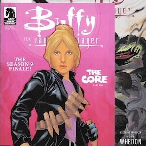Buffy the Vampire Slayer #25 Season 9! and Season 10 #1! Chosen One! Slayer vs. Vampire! Buffy Vampire Comics Season 9 and 10!