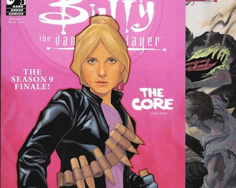 Buffy the Vampire Slayer #25 Season 9! and Season 10 #1! Chosen One! Slayer vs. Vampire! Buffy Vampire Comics Season 9 and 10!
