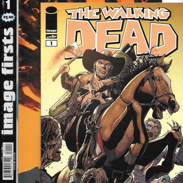 Walking Dead #1! Outcast #1! Saga #1 Image Firsts! Walking Dead #1 Wizard World Chicago 2013 Exclusive!  Robert Kirkman Comics!