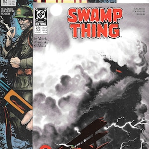 Swamp Thing #82 and 83! Sgt. Rock! Easy Company! Enemy Ace! Swamp Thing WW I and WW II! Rick Veitch Script!