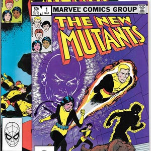 New Mutants #1 and 3! 1983! Origin of Karma! 1st Demon Bear! Psyche! Sunspot! Mirage! Cannonball! Wolfesbane! Professor X! 2nd New Mutants!