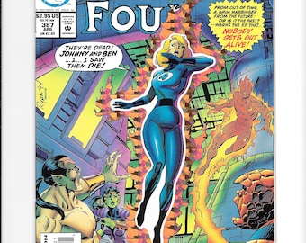 Fantastic Four #387 (1994) Holo-prism Die-Cut Cover