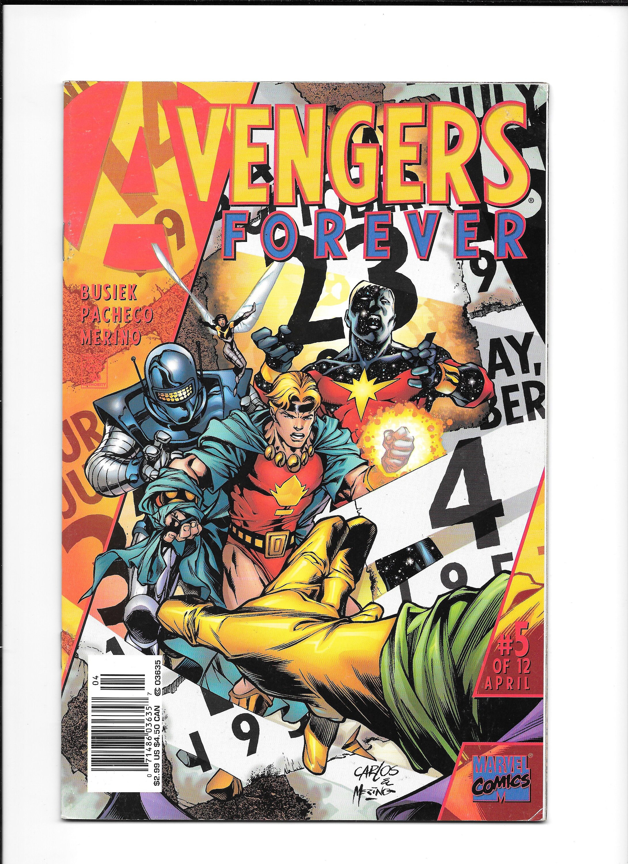 Buy Avengers Forever Comic Set #1-5, Kang, Old West Variant Online