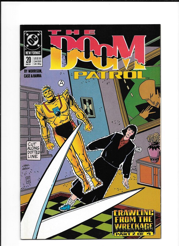 Doom Patrol Comic Lot #20, 22, 24, 25 - Grant Morrison, Robotman