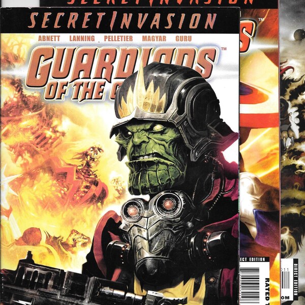 Guardians of the Galaxy #4 6 10! Rocket Racoon! Star Lord! Gamora! Groot! Drax! Adam Warlock! Secret Invasion! GOTG Movies!