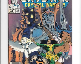 Crystar #11 Comic, 1985 Final Issue, Alpha Flight, Newsstand Variant