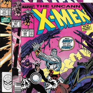 X-Men #247 248 250! 1989! 1st Jim Lee Art X-Men! Master Mold! Sentinels! Wolverine! Storm! Cyclops! Jean Grey! Copper Age X-Men Comics!