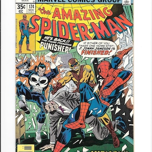 Amazing Spider-Man #174! 1977! Punisher! Hitman! Harry Osborn! J. Jonah Jameson! Bronze Age Comic!