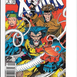 X-Men #4! First Omega Red! Jim Lee! Gambit and Rogue!