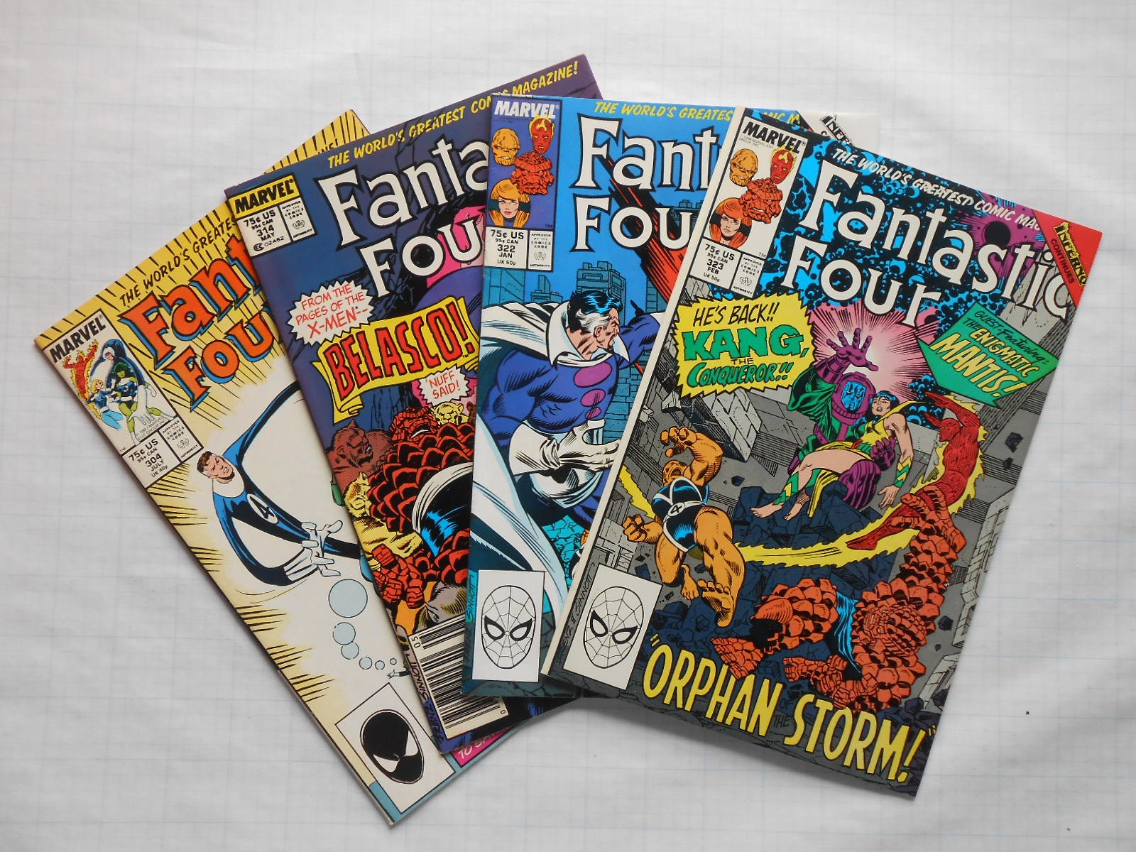 Fantastic Four 304 314 322 323 Kang Mantis Quicksilver Etsy