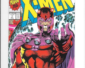 X-Men #1! 1991! Magneto Cover! Jim Lee Art! Wolverine! Jean Grey! Cyclops! Beast! Acolytes and Asteroid M!