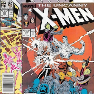 X-Men #226 and 229! 1988! First Adversary! First Reavers! Logan Movie! First Gateway! The Adversary! Comic Bundle! Vintage X-Men Comics!