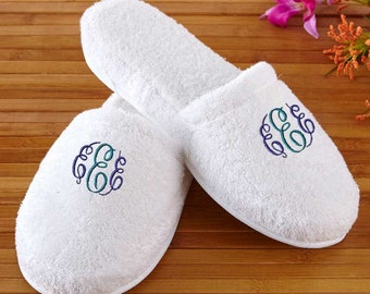 terry cloth slippers