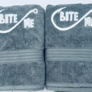 Personalized Bath Towel 28" x 54", Eco-Friendly Custom Monogrammed/Embroidered, 100% Cotton, Wedding, Birthday and Anniversary Gift image 14