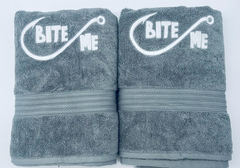 Personalized Bath Towel 28" x 54", Eco-Friendly Custom Monogrammed/Embroidered, 100% Cotton, Wedding, Birthday and Anniversary Gift image 14