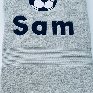 Personalized Bath Towel 28" x 54", Eco-Friendly Custom Monogrammed/Embroidered, 100% Cotton, Wedding, Birthday and Anniversary Gift image 8